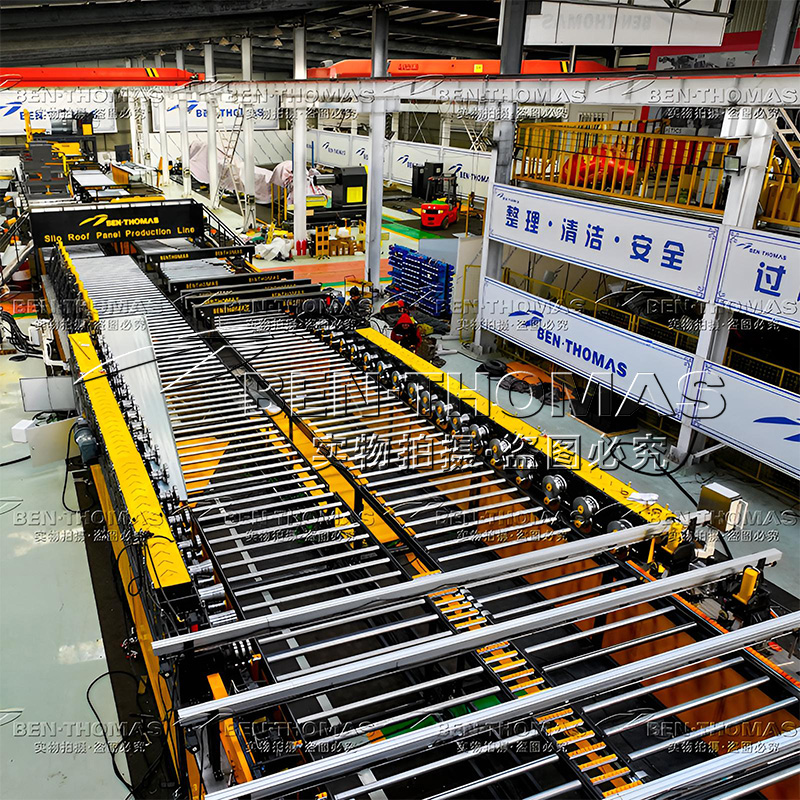 Grain bin silo roofing line
