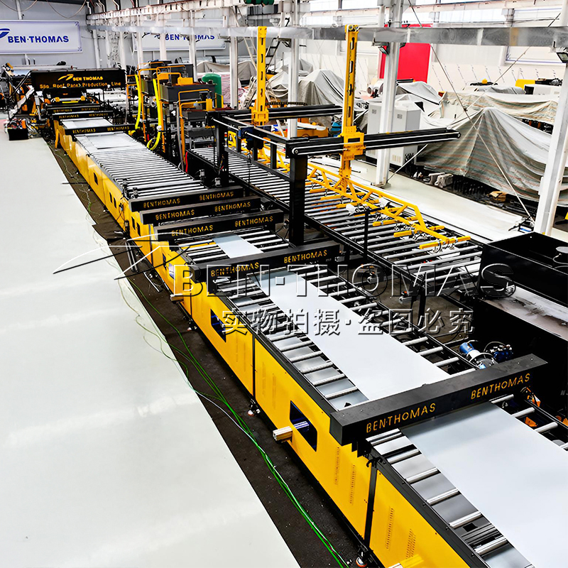 Silo roof making machine