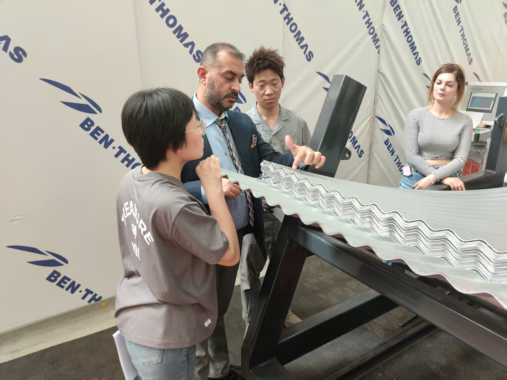 BENTHOMAS Showcases Advanced rollforming line for grain silo in Latest Client Review