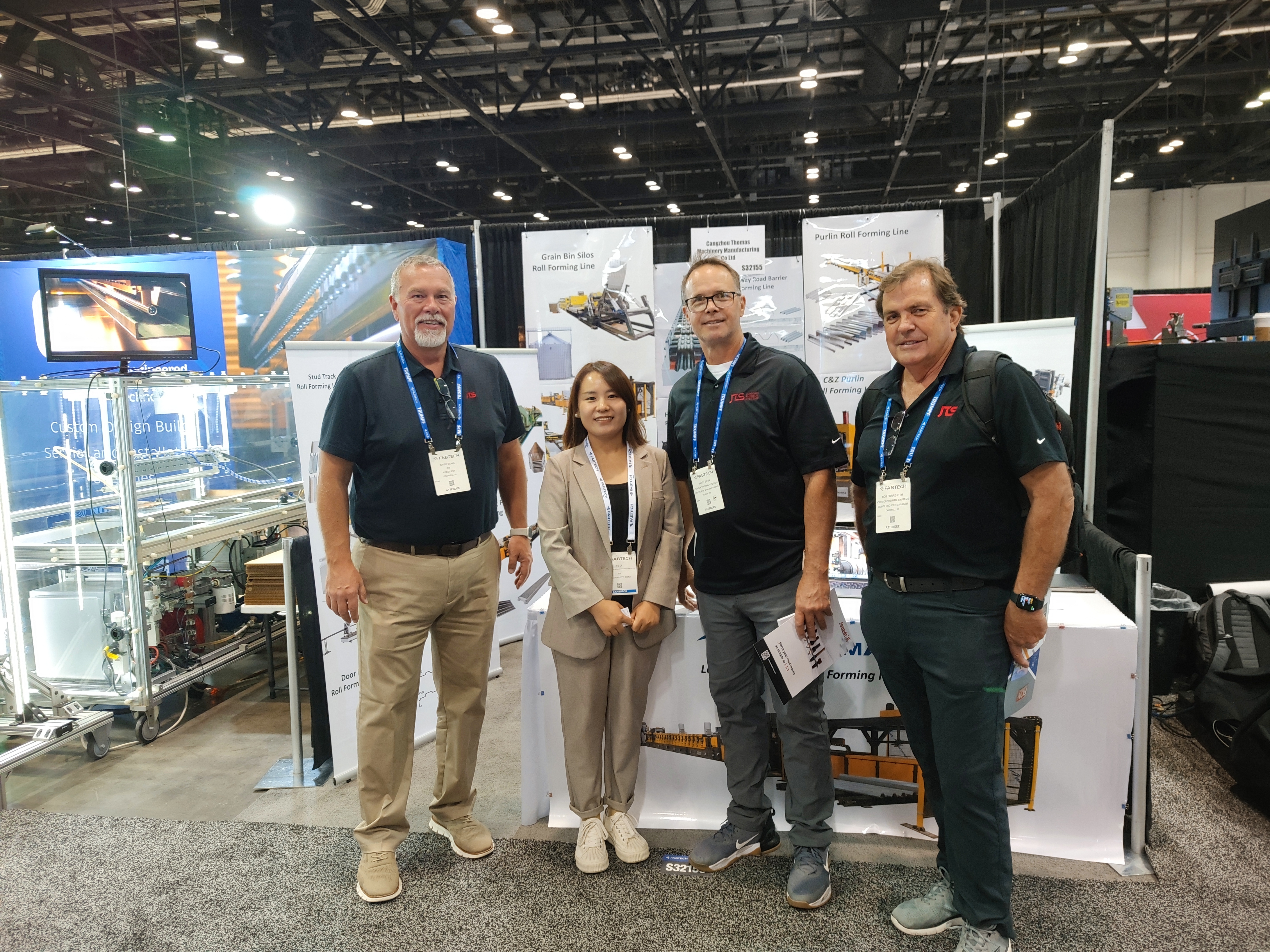 BENTHOMAS Showcases Advanced Silo Panel Technology at International Expo-Silo sidewall corrugated plate production line