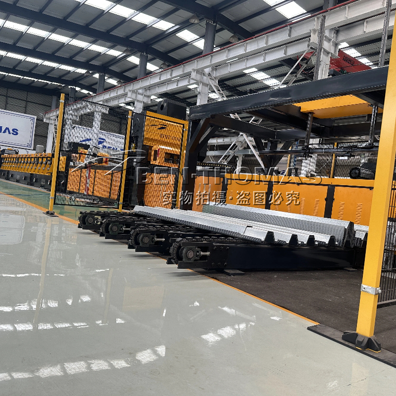 Precision Engineered: BEN-THOMAS Unveils High-Speed Steel Silo Column Forming Machine with Automated Stacking