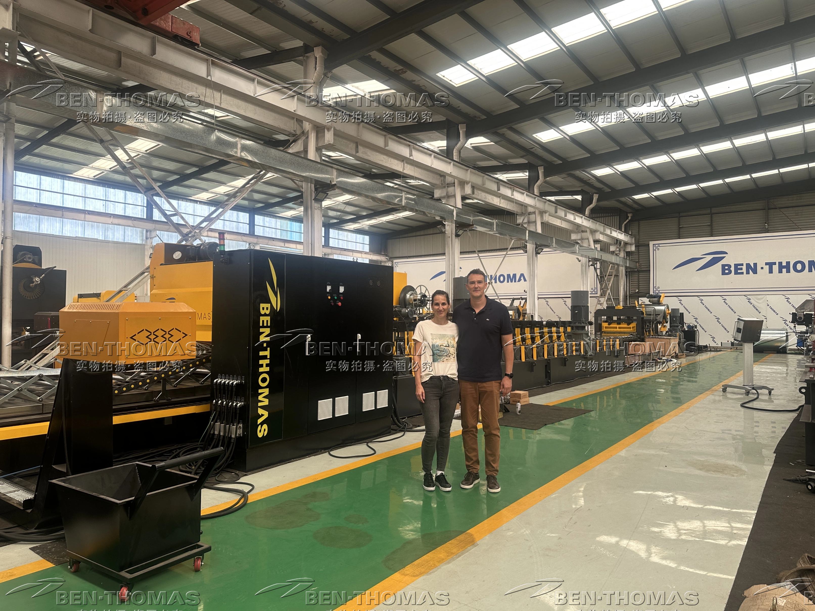 BEN-THOMAS Successfully Delivers High-Capacity 6mm Steel Silo Corrugated Panel Forming Equipment to Eastern Europe