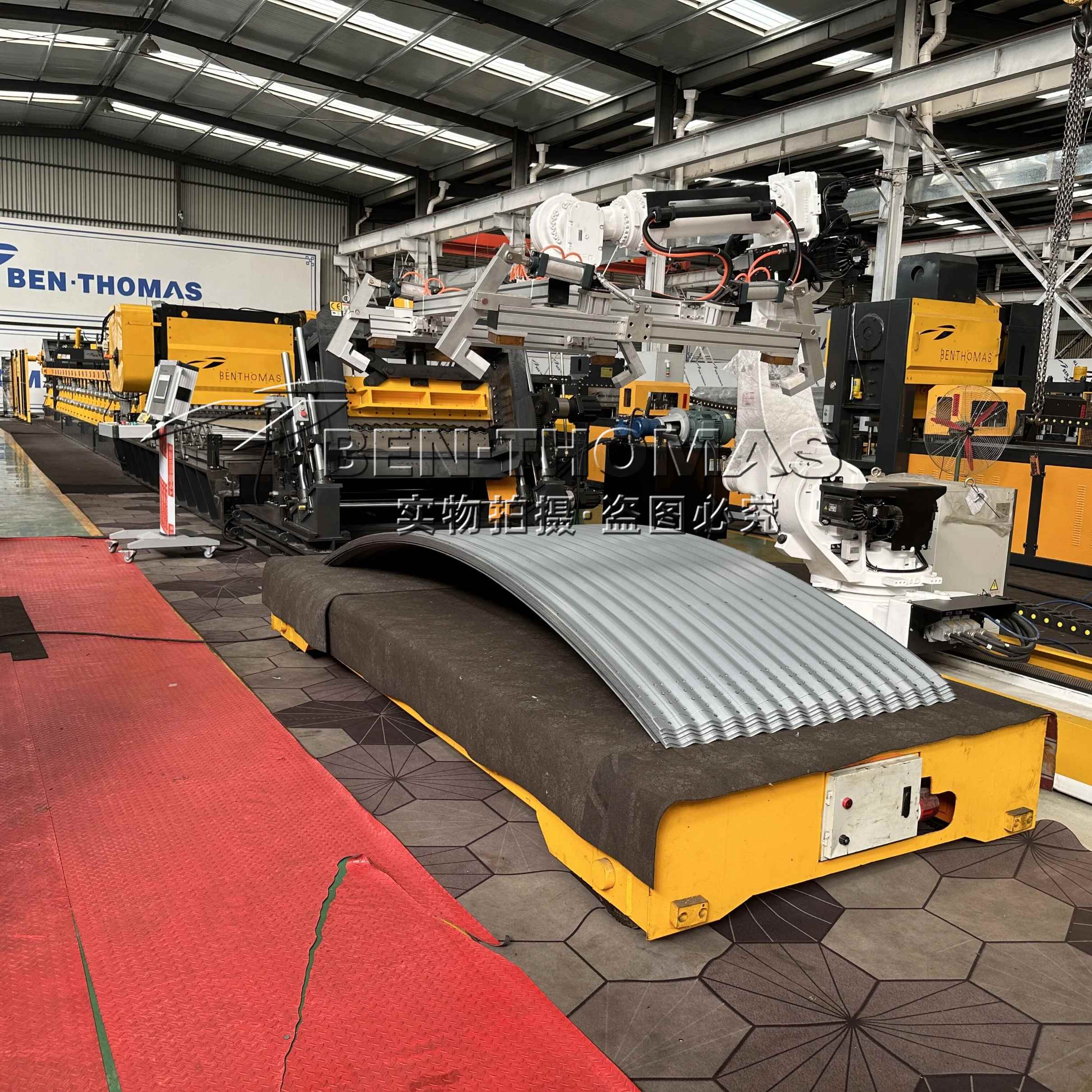 Grain Silo Corrugated Panel Fabricating Machine