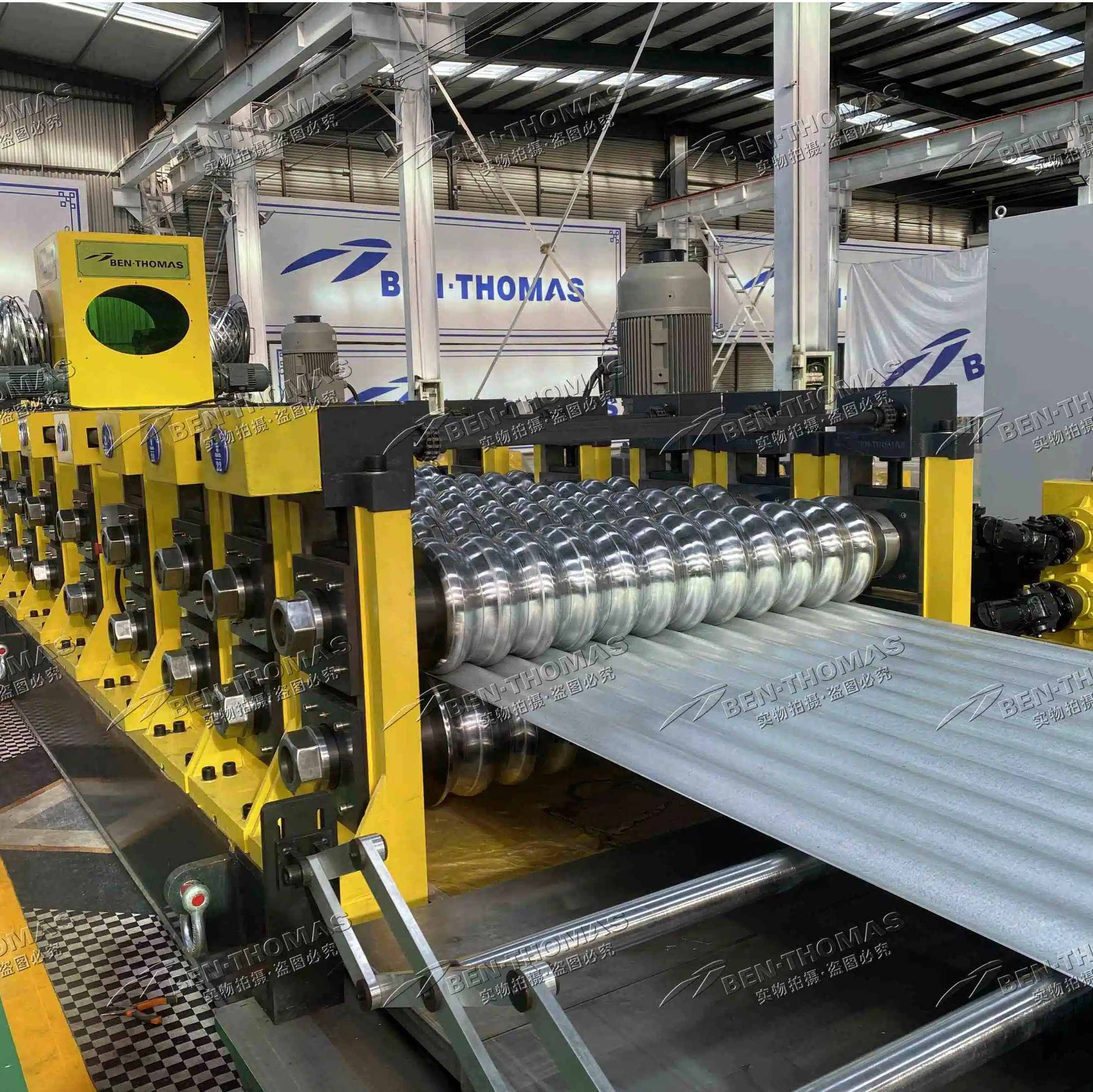 Steel silo corrugated panel machine production line