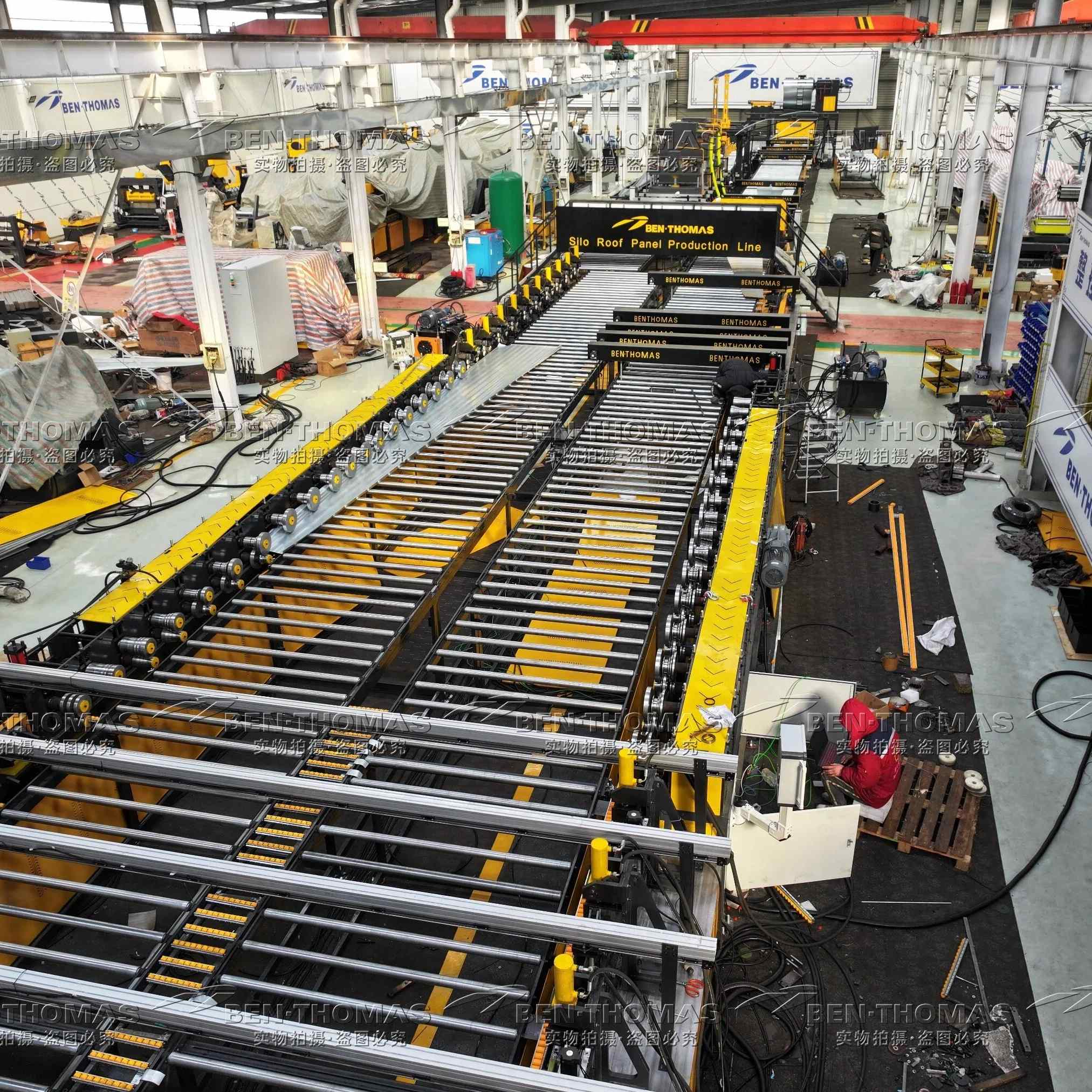 Grain Bin Silo Top Panel Machine