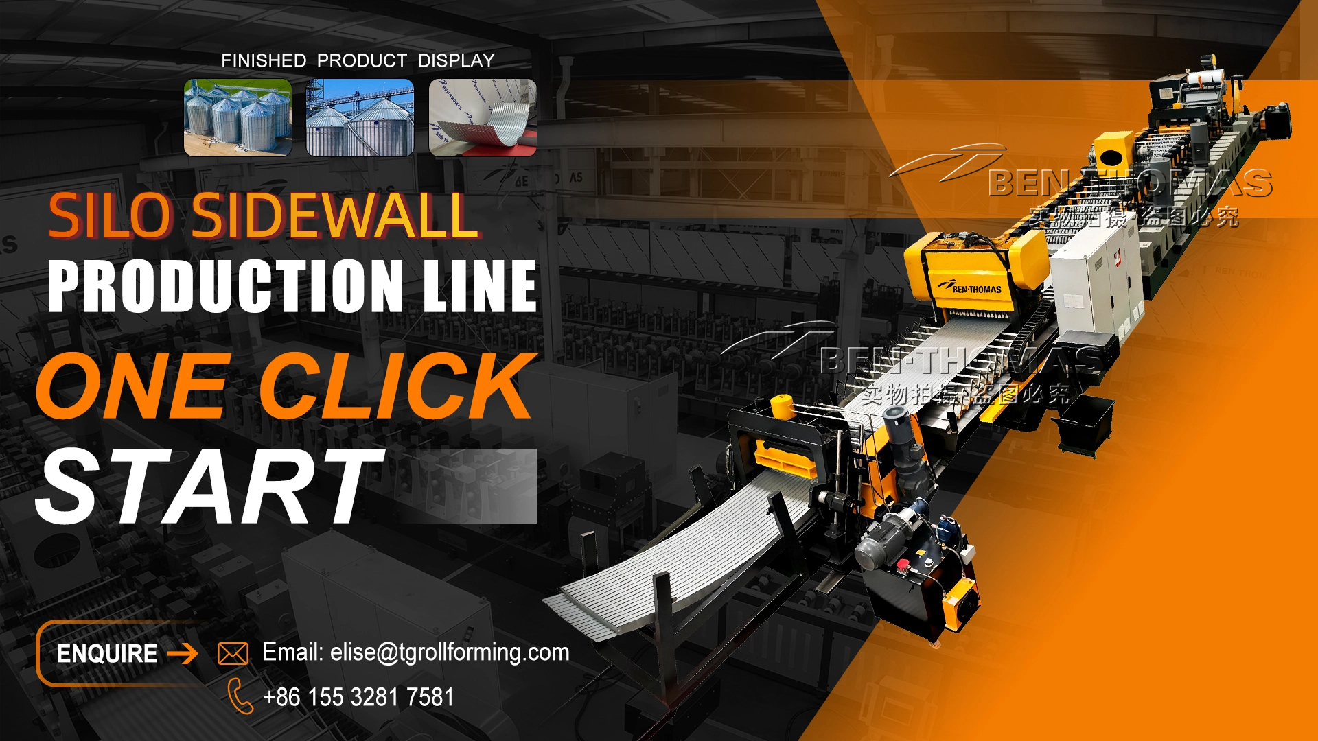 grain bin silo roll former